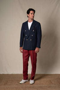 Blue Stripes Tailoring Jacket — look completo BUND, Costa Vice Spring Summer 26