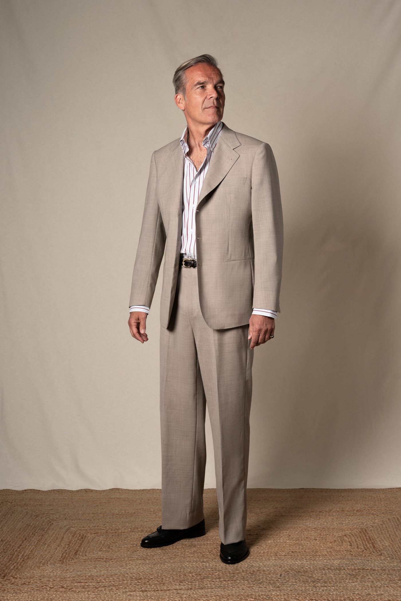 Bison Hopsack Suit — sastreria a medida BUND, lookbook Costa Vice Spring Summer 26