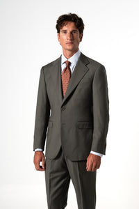 Plain Wool Olive Green Tailoring Jacket