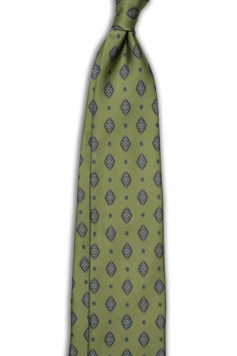 Special Diamonds Green Tie