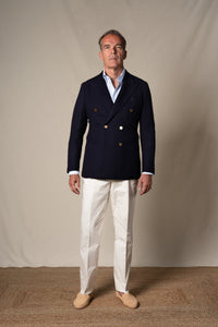 Dark Navy Plain Wool Tailoring Jacket — look completo BUND, Costa Vice Spring Summer 26