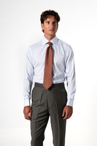 Stripes Light Blue Business Shirt