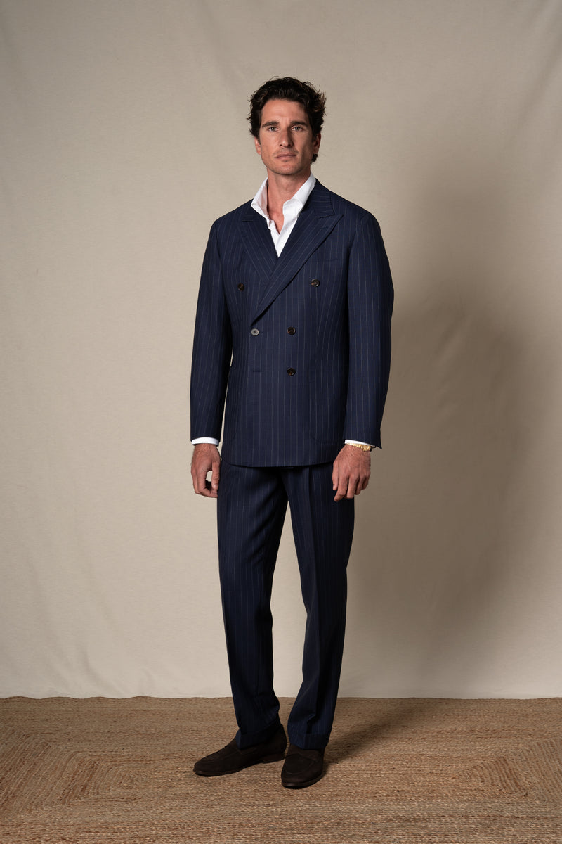 Navy Stripes Suit