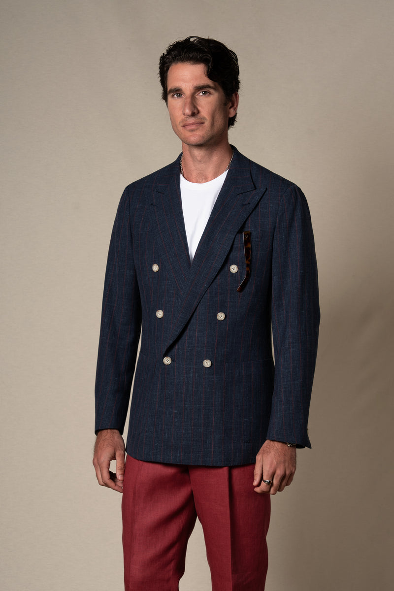 Blue Stripes Tailoring Jacket