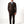 Plain Wool Chocolate Brown Suit