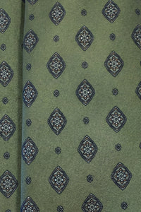 Corbata Special Diamonds Green de seda - BUND