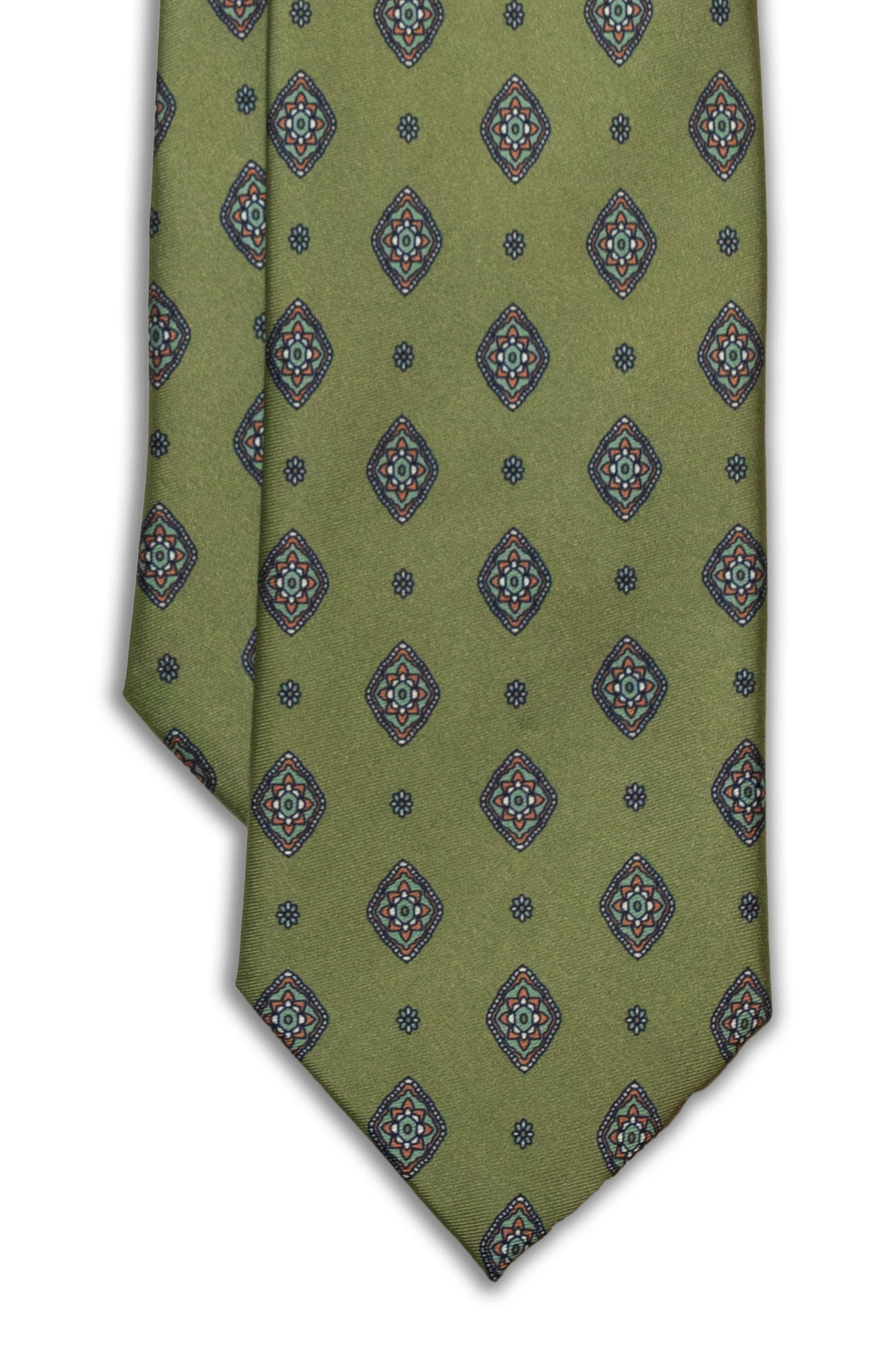 Special Diamonds Green Tie