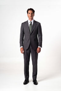 Plain Wool Stone Grey Suit