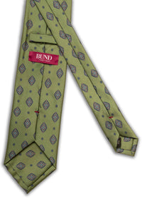 Special Diamonds Green Tie