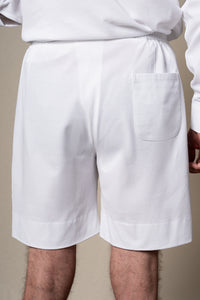 White Plain Cotton Shorts — vista alternativa 4, BUND Costa Vice Spring Summer 26