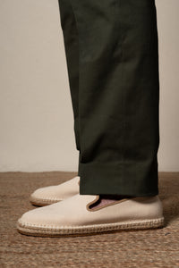 Khaki Plain Cotton Tailoring Pants — look completo BUND, Costa Vice Spring Summer 26
