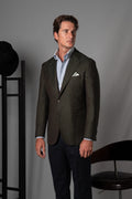 Image for Moulin Dark Green Wool Blazer