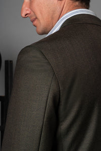 Moulin Dark Green Wool Blazer - Blazer a medida BUND