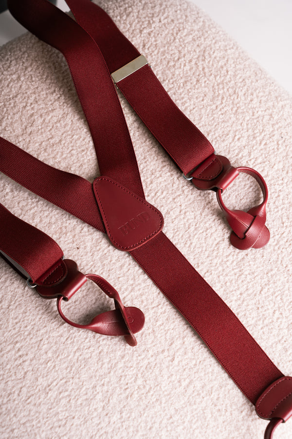 Tirantes Lisos Granate