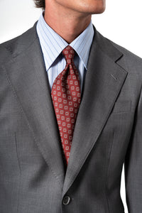 Plain Wool Light Grey Suit
