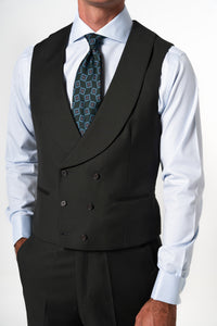 Fil a fil Stone Gray Wool Suit