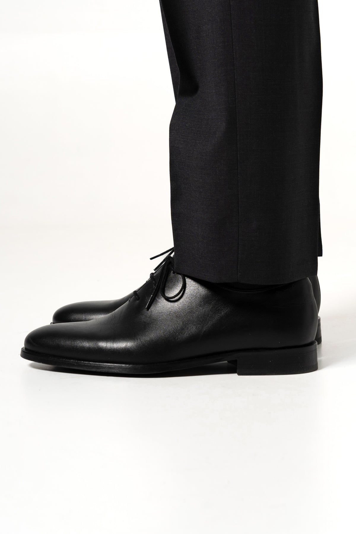 Plain Wool Dark Grey 3-Piece Suit