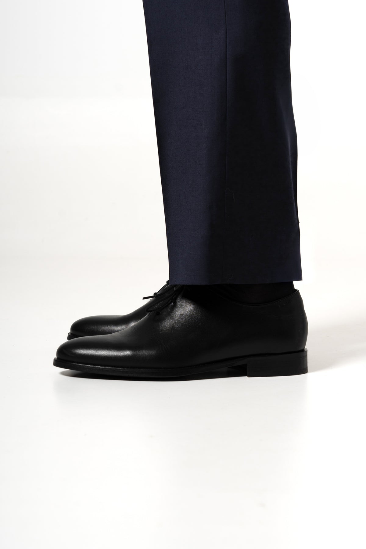 Plain Wool Navy Suit