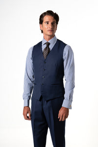 Fil a fil Stone Gray Wool Suit