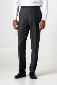 Plain Wool Stone Grey Suit
