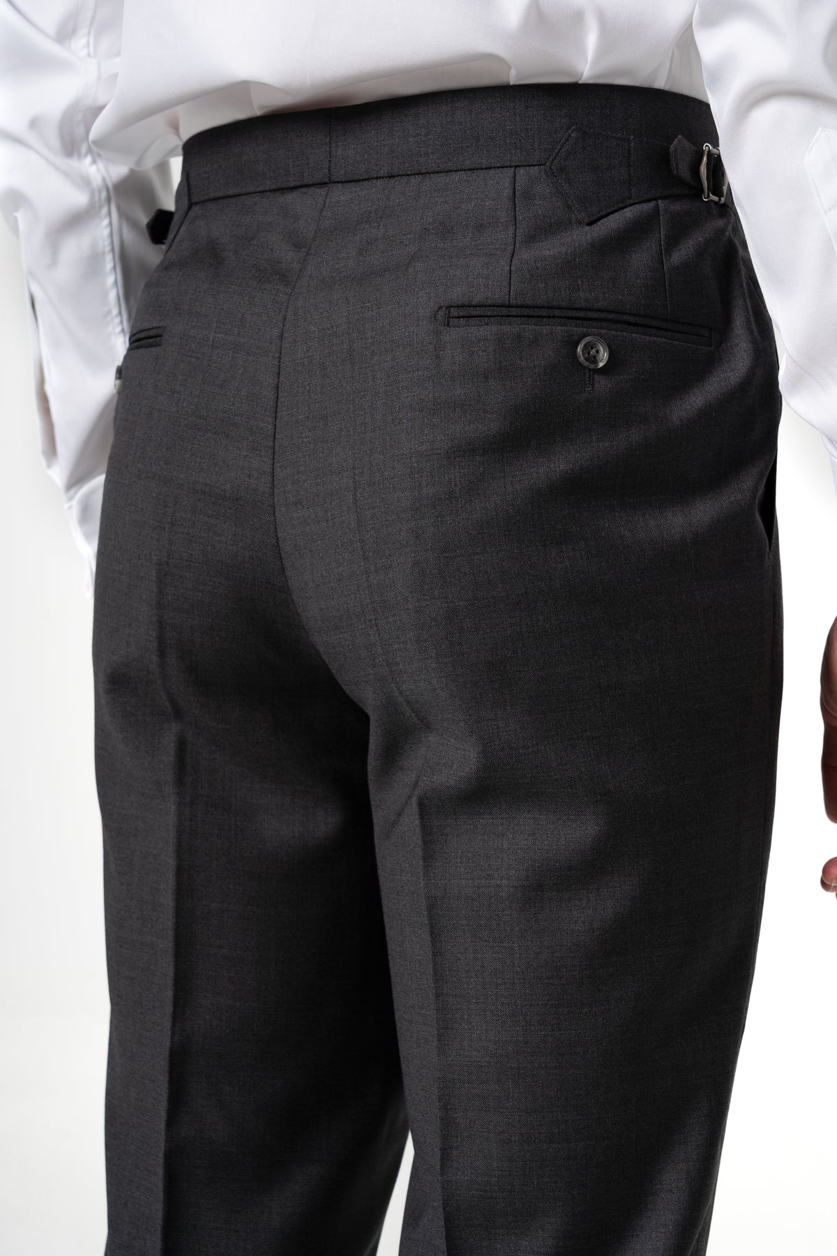 Plain Wool Stone Grey Suit