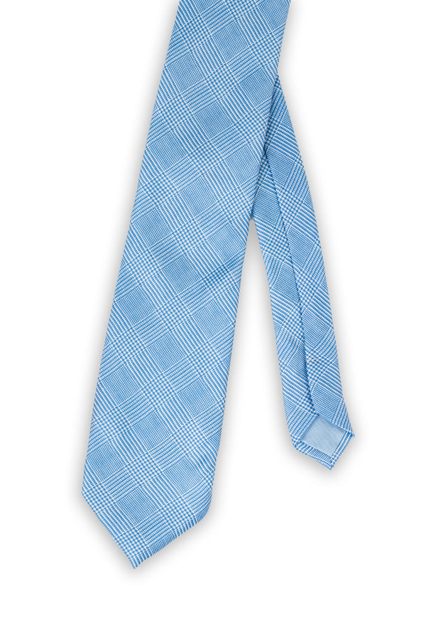 Corbata Príncipe de Gales Celeste