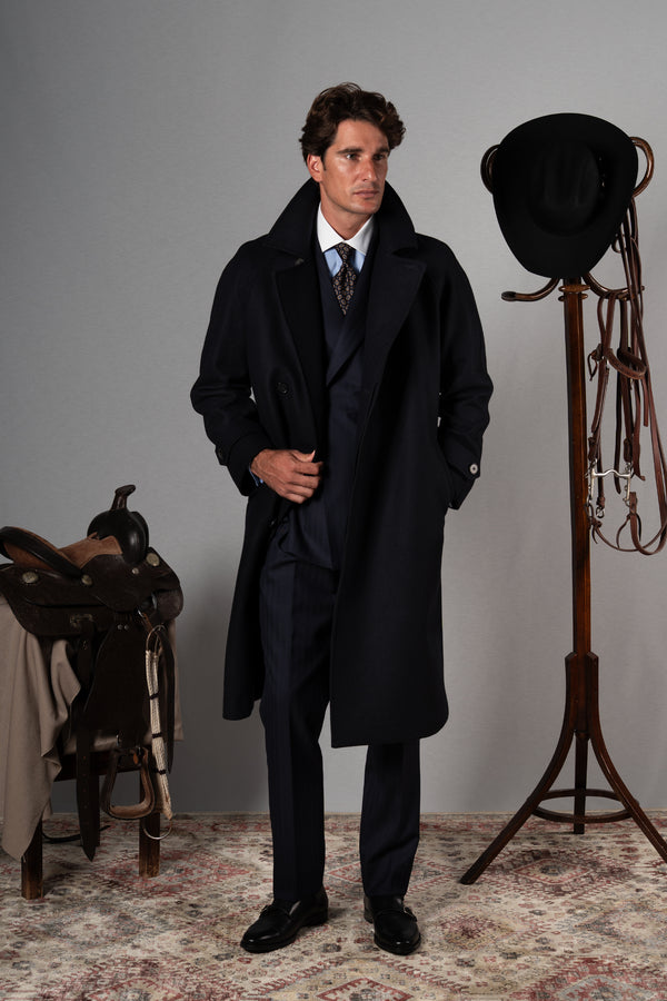 Plain Blue Japanese Coat