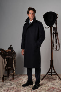 Plain Blue Japanese Coat - Abrigo a medida BUND