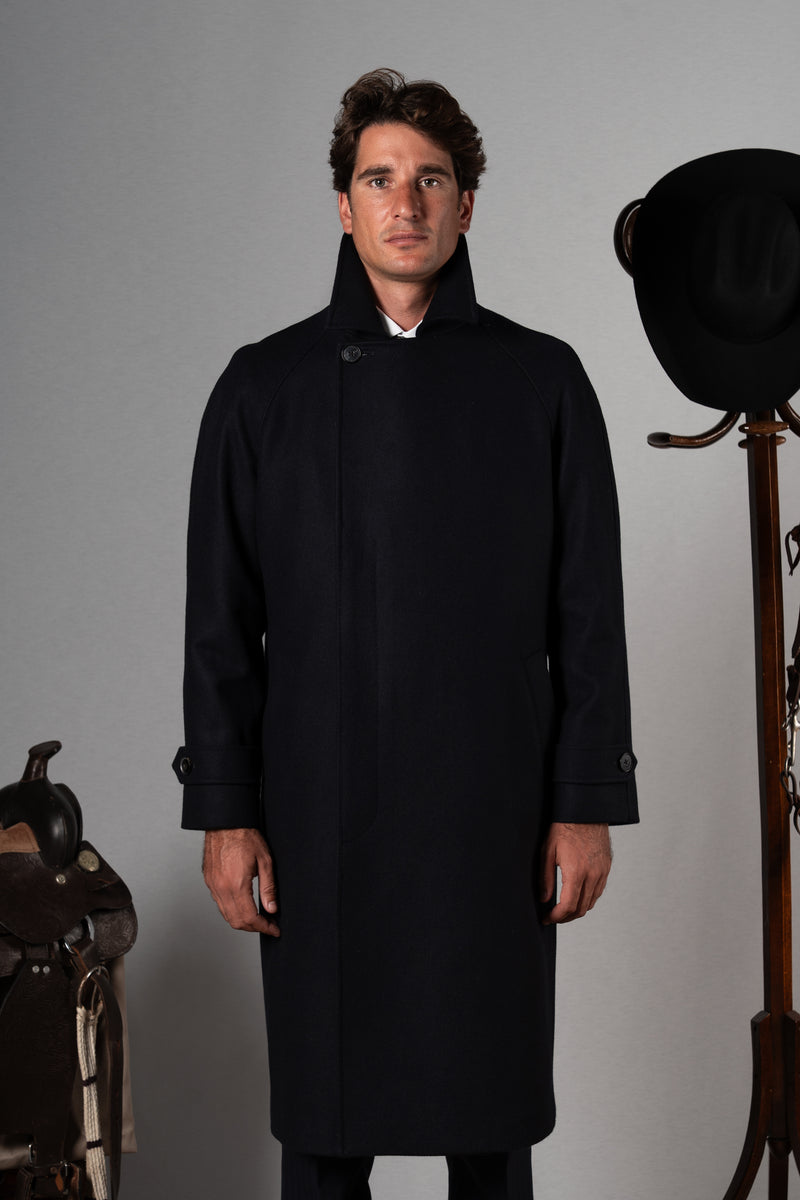 Plain Blue Japanese Coat - Abrigo a medida BUND