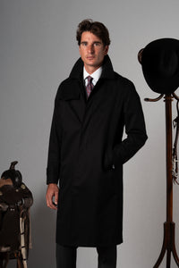 Black Western Rain Coat - Abrigo a medida BUND