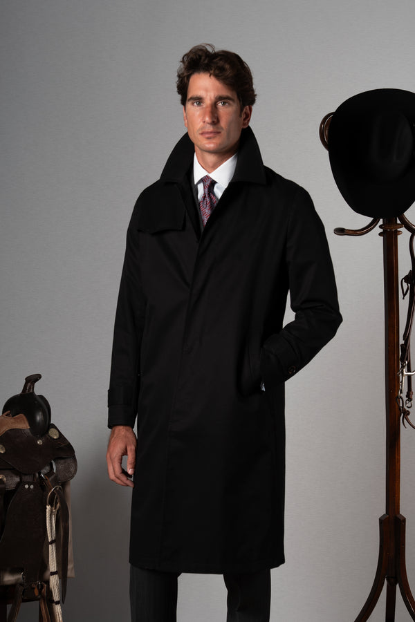 Black Western Rain Coat