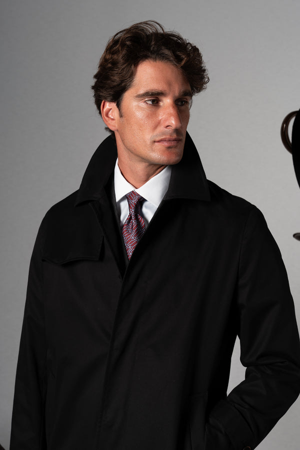 Black Western Rain Coat