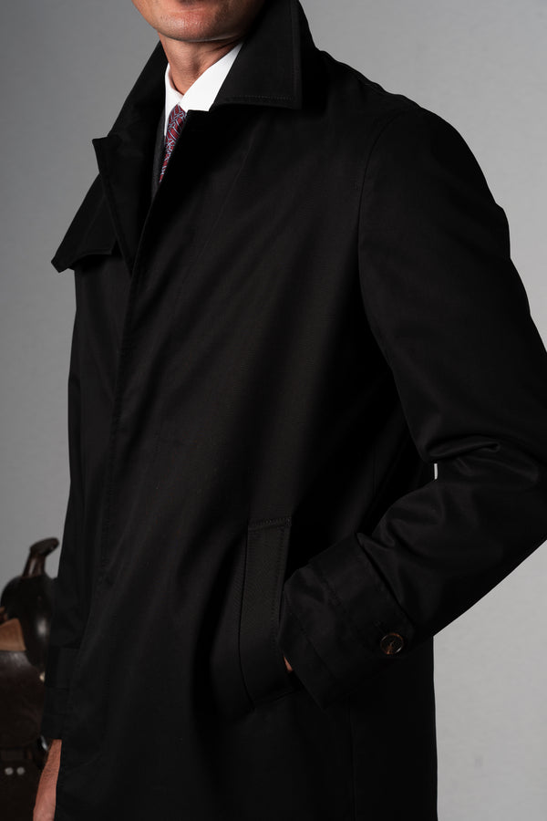 Black Western Rain Coat