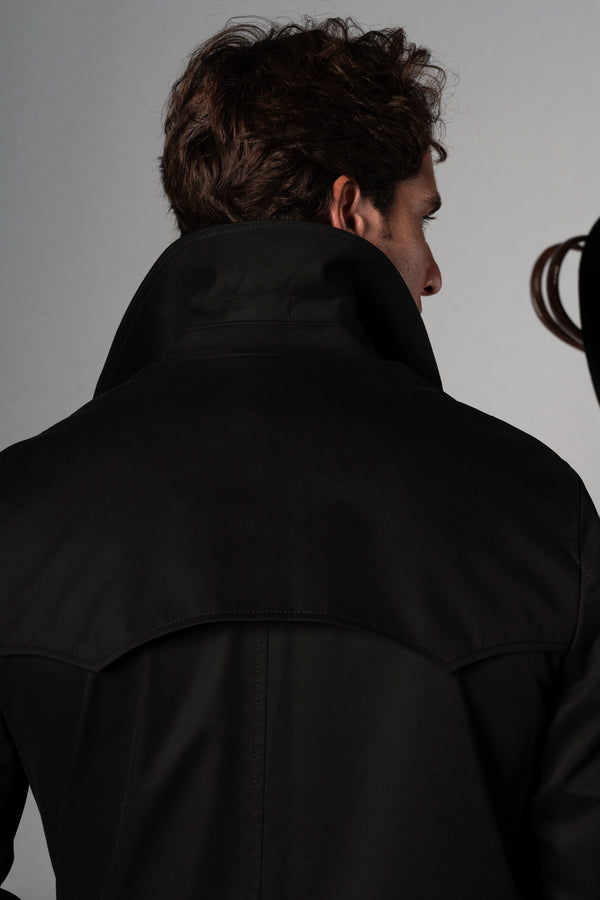 Black Western Rain Coat