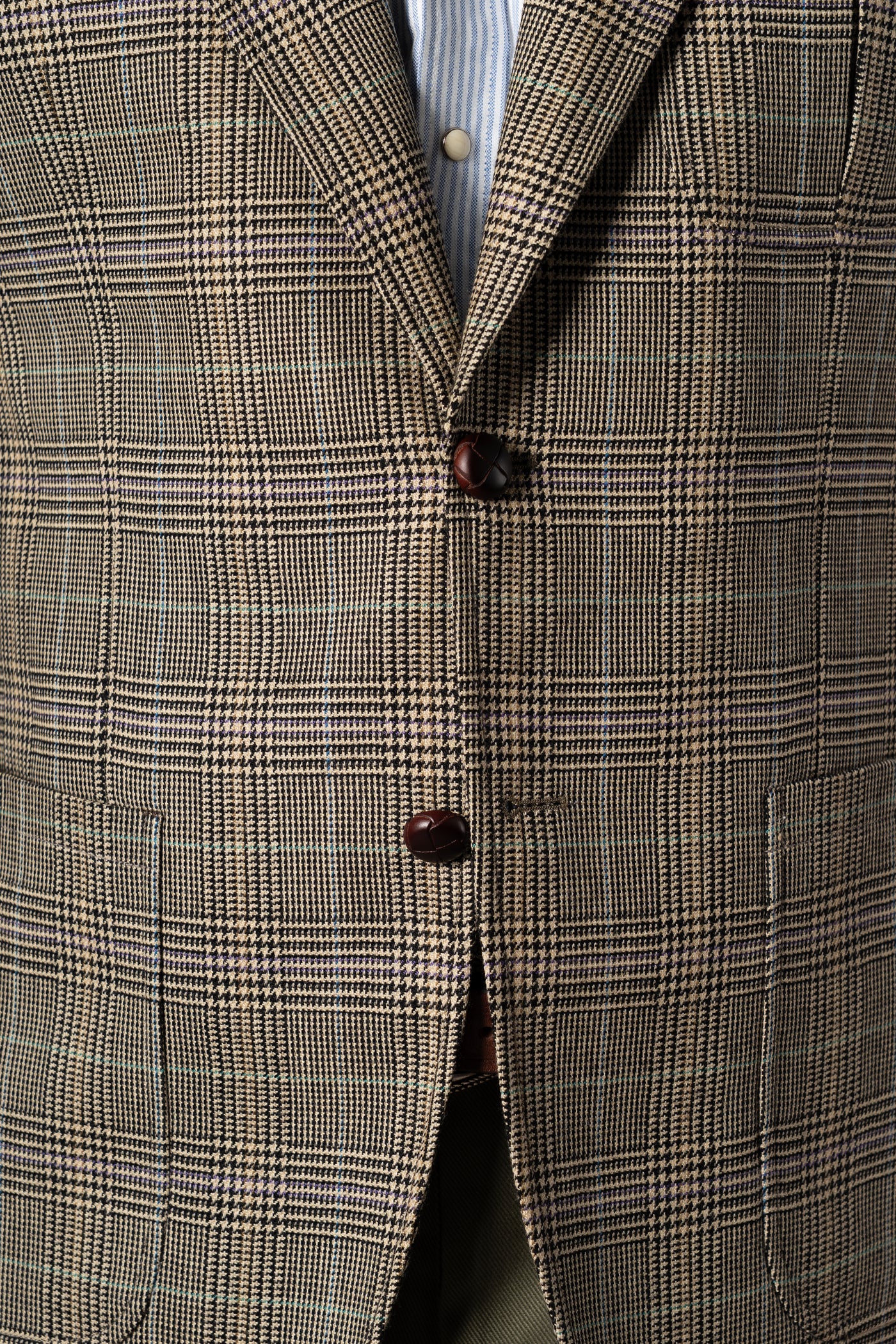 Beige Wales Flannel Blazer - Blazer a medida BUND