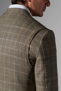 Beige Wales Flannel Blazer - Blazer a medida BUND
