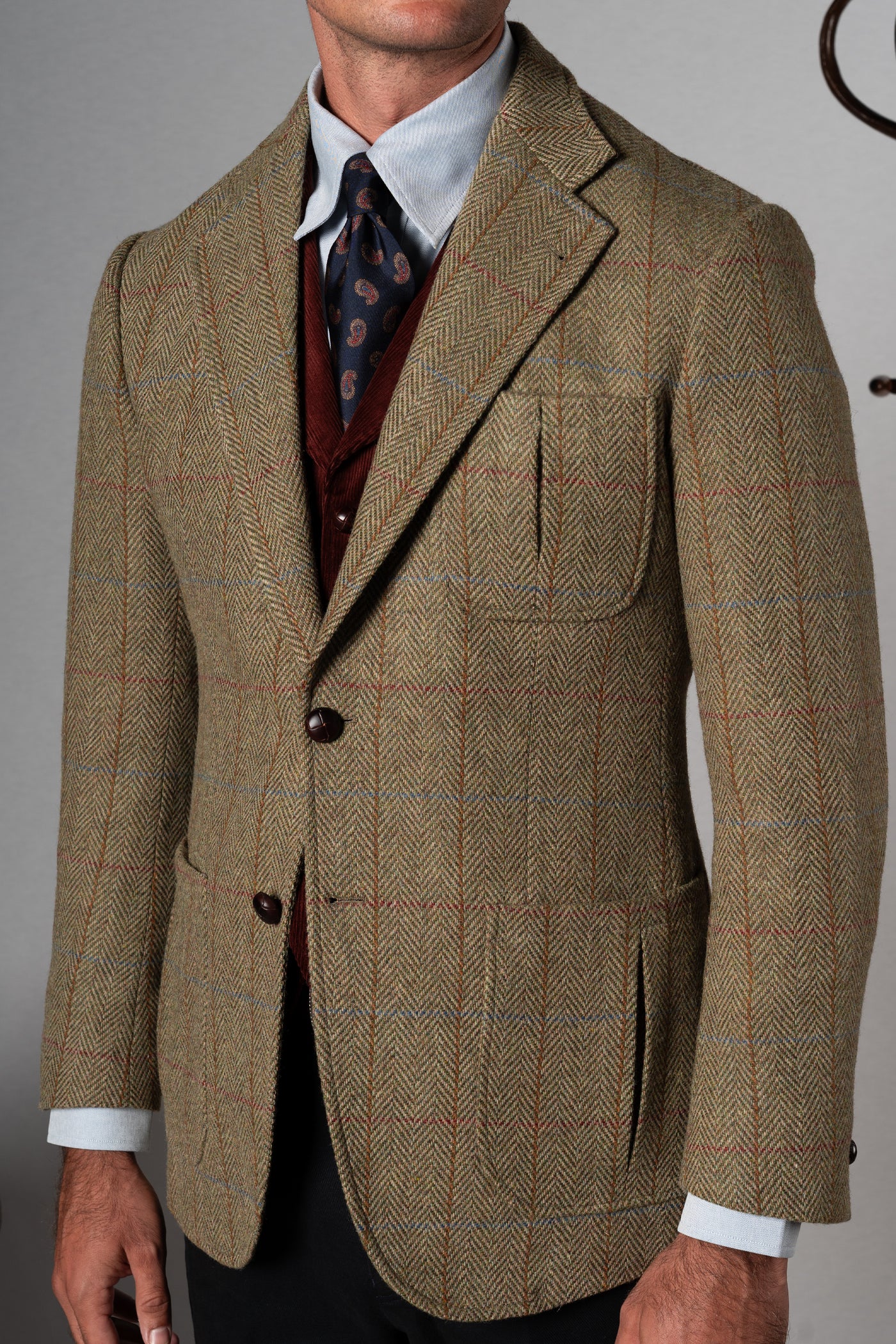 Green Tweed Blazer - Blazer a medida BUND