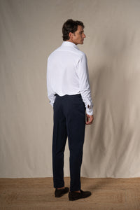 Plain Technical White Soft Shirt