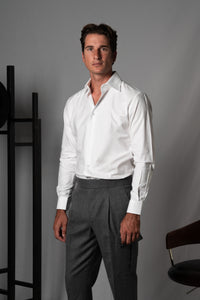 Oxford White Cotton Casual Shirt