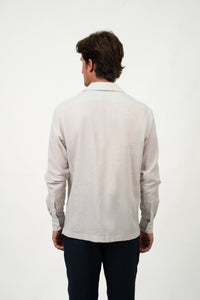 Miami Light Grey Linen Shirt