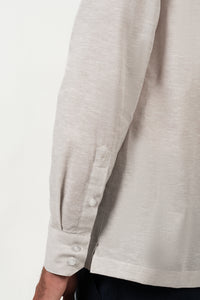Miami Light Grey Linen Shirt
