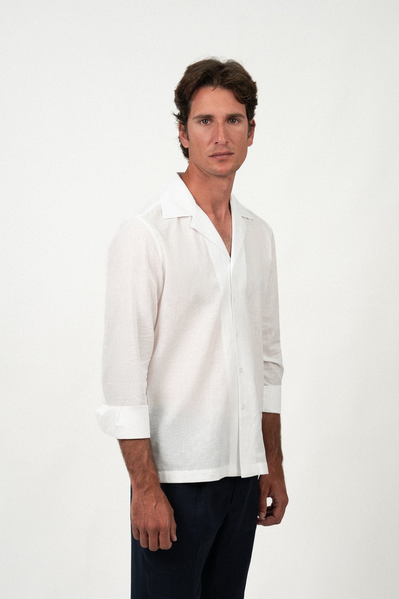 Miami White Linen Shirt