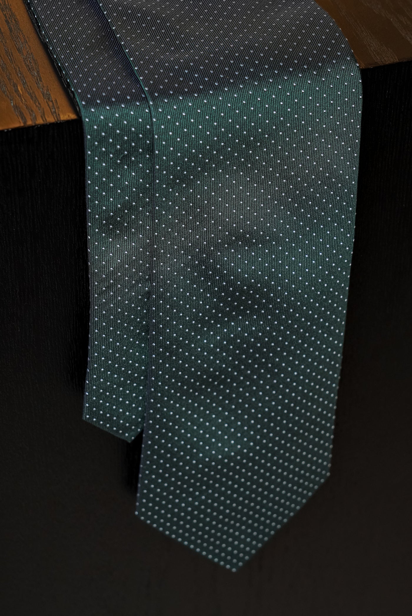 Corbata Topos Verde de seda - BUND