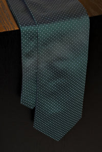 Corbata Topos Verde de seda - BUND