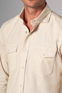 Ivory Corduroy Casual Shirt - Camisa BUND