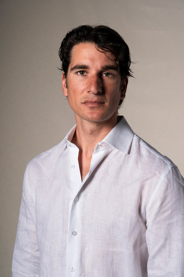 White Ceremony Linen Shirt