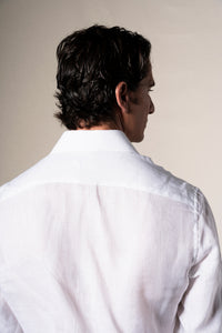White Ceremony Linen Shirt - Camisa BUND