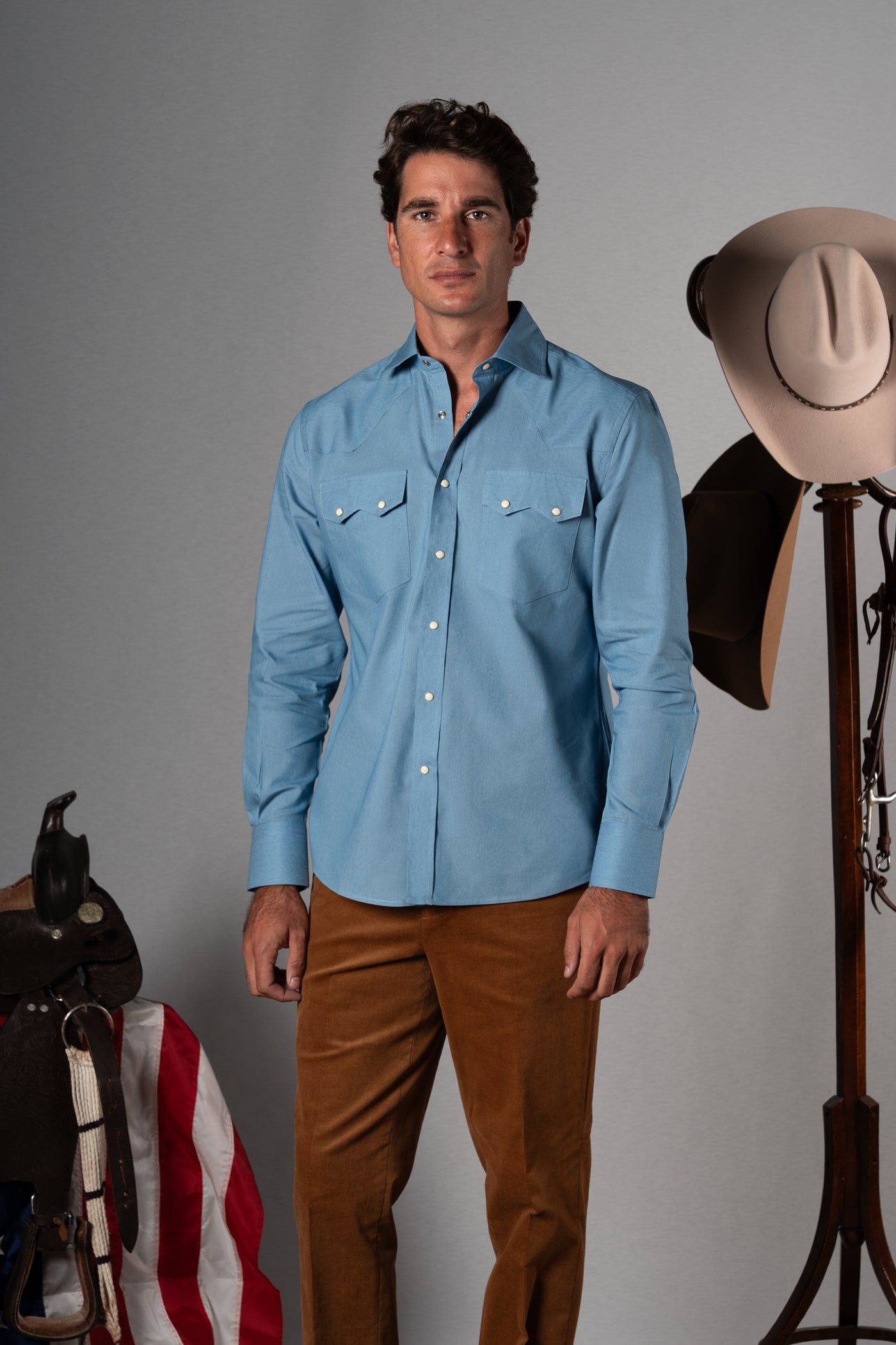Denim Light Blue Shirt - Camisa BUND