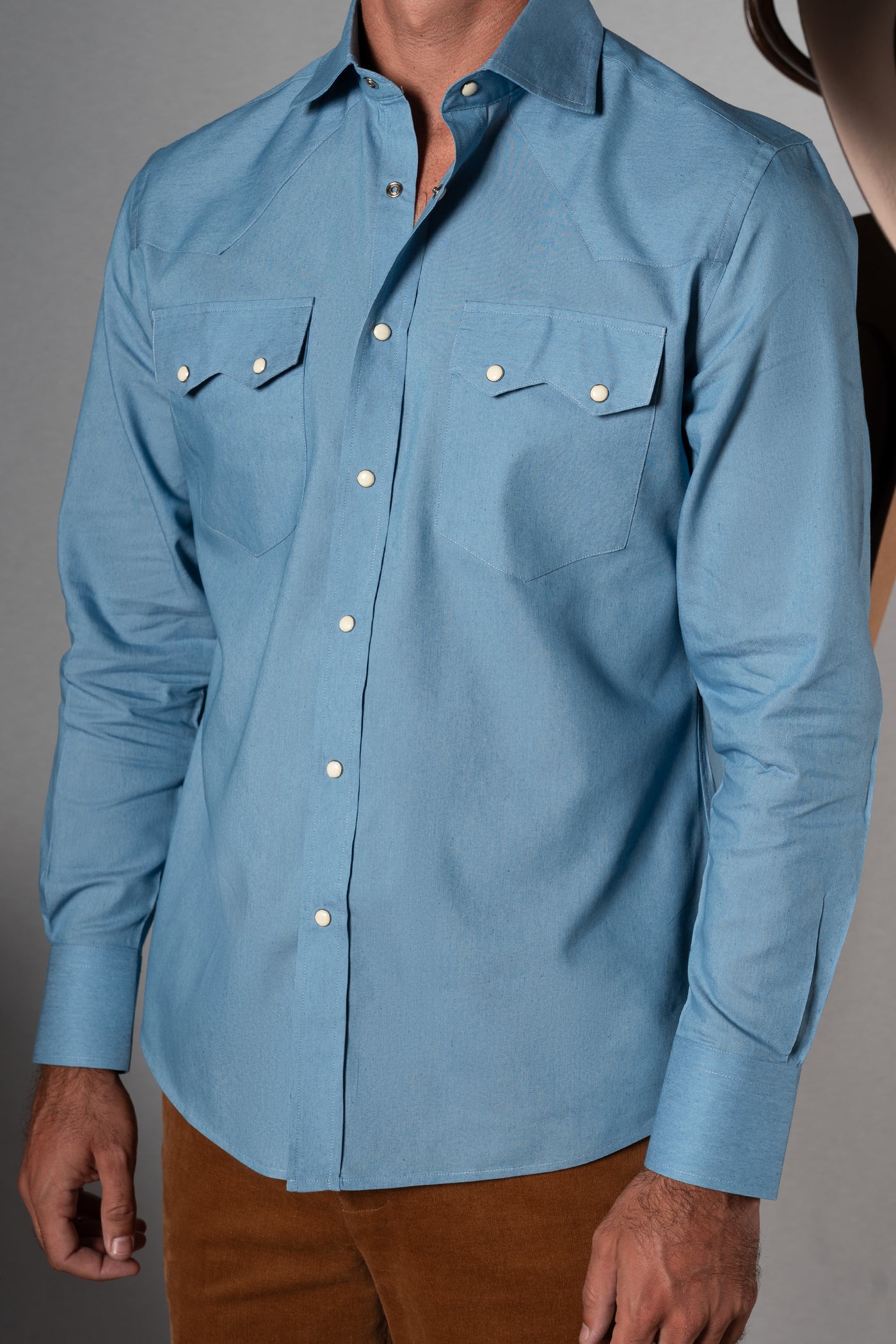 Denim Light Blue Shirt - Camisa BUND
