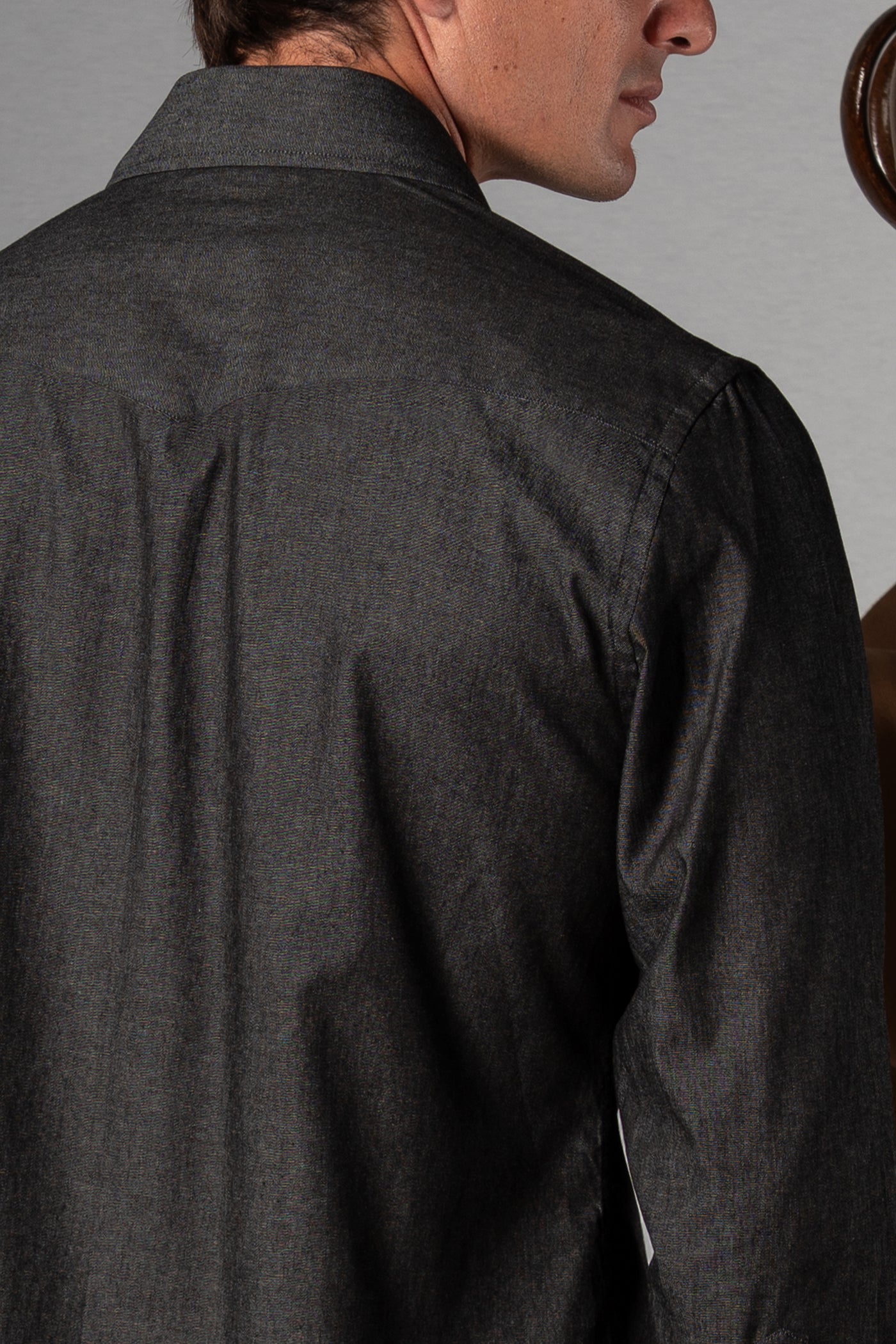 Denim Black Shirt - Camisa BUND